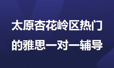 太原杏花岭区热门的雅思一对一辅导机构