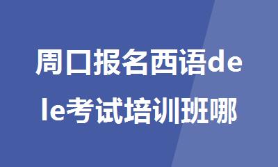 周口报名西语dele考试培训班哪家比较靠谱