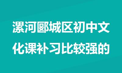 漯河郾城区初中文化课补习比较强的机构盘点推荐