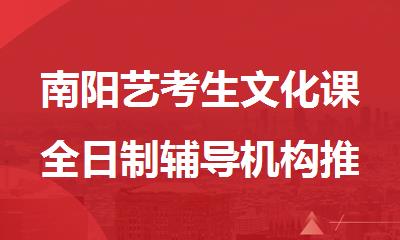 南阳艺考生文化课全日制辅导机构推荐