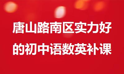 唐山路南区实力好的初中语数英补课培训班