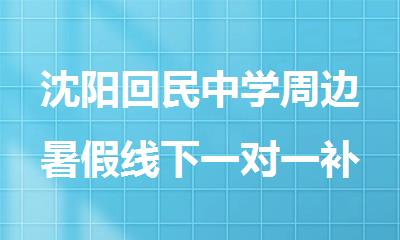 沈阳回民中学周边暑假线下一对一补习高中课程名气大的班