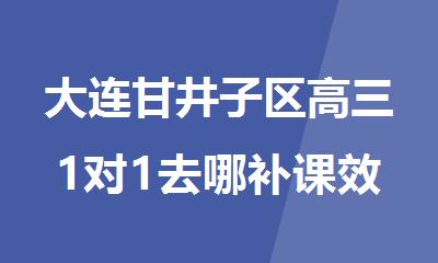 大连甘井子区高三1对1去哪补课效果有保障