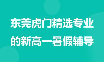 东莞虎门精选专业的新高一暑假辅导班名单榜首一览