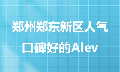郑州郑东新区人气口碑好的Alevel培训班名单今日一览