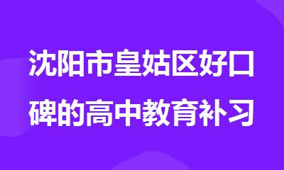 沈阳市皇姑区好口碑的高中教育补习培训机构推荐