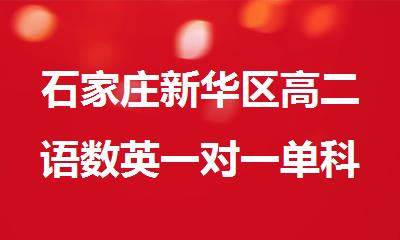 石家庄新华区高二语数英一对一单科辅导班