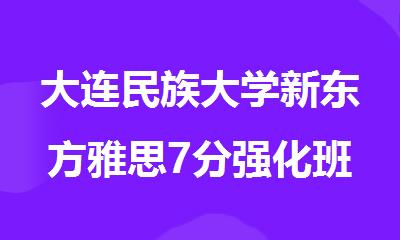 大连民族大学新东方雅思7分强化班