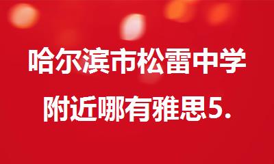 哈尔滨市松雷中学附近哪有雅思5.5分班