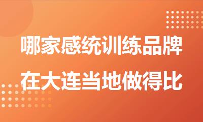 哪家感统训练品牌在大连当地做得比较好