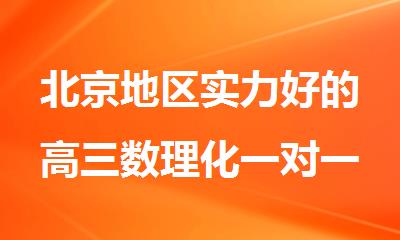 北京地区实力好的高三数理化一对一集训补习班