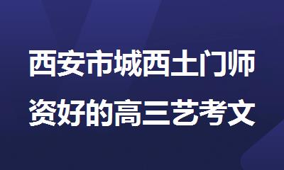 西安市城西土门师资好的高三艺考文化课补习班实力机构