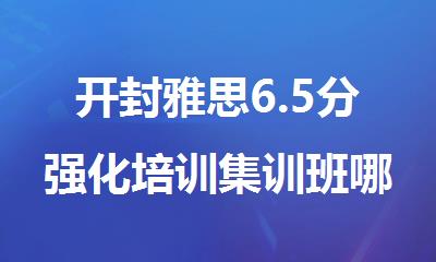 开封雅思6.5分强化培训集训班哪家比较好
