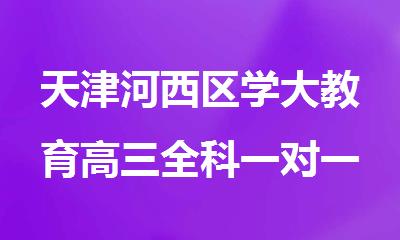 天津河西区学大教育高三全科一对一补习班