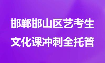 邯郸邯山区艺考生文化课冲刺全托管补习机构