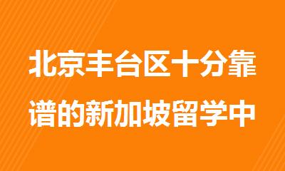 北京丰台区十分靠谱的新加坡留学中介机构名单榜首一览