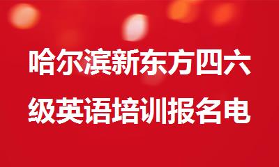 哈尔滨新东方四六级英语培训报名电话400-087-2658