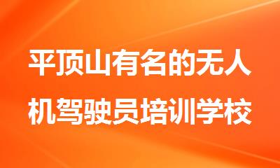 平顶山有名的无人机驾驶员培训学校全新排名榜出炉