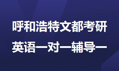 呼和浩特文都考研英语一对一辅导一般多少钱