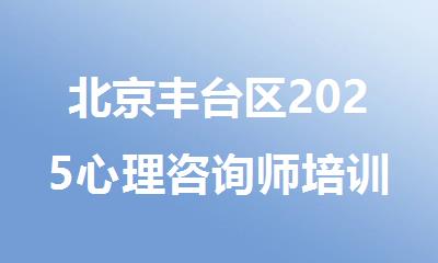 北京丰台区2025心理咨询师培训班报名已开始