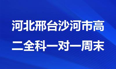 河北邢台沙河市高二全科一对一周末补习提升班