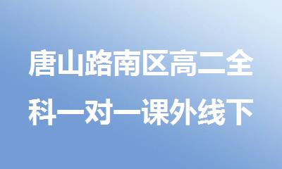 唐山路南区高二全科一对一课外线下补课班