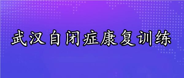 武汉专业自闭症儿童康复训练机构推荐名单榜首一览