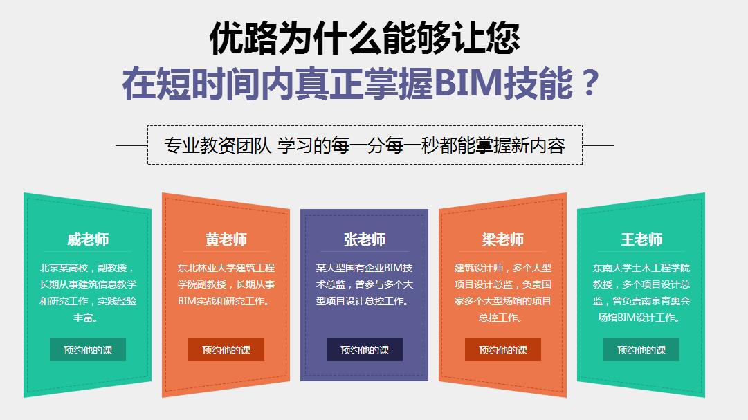 优路BIM课程|南京注册BIM工程师辅导中心