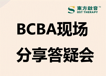 BCBA现场分享答疑会-武汉东方启音儿童行为分析课堂