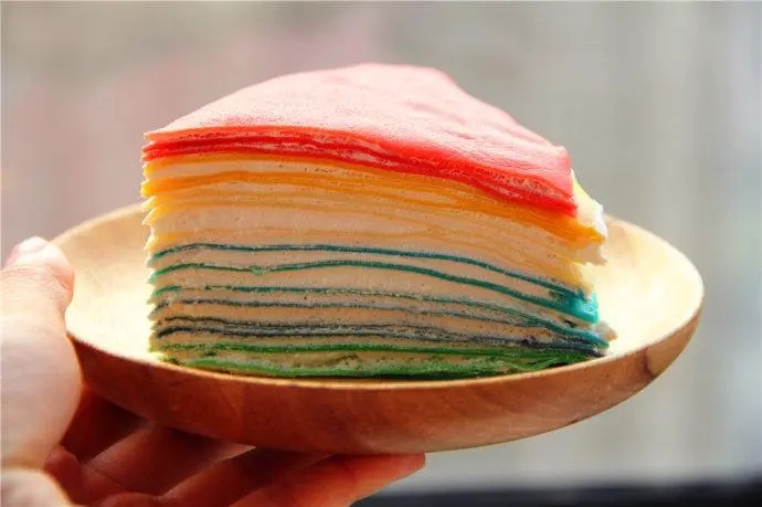 长沙彩虹漩涡千层蛋糕制作方法
